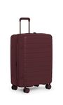 ANTLER - Stamford 2.0 Hard Shell Medium Suitcase - Durable, Lightweight & Expandable, 4 Spinner Wheels - Adjustable Handle, TSA Lock, 68cm - Berry Red
