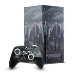 Head Case Designs Officially Licensed Supernatural Sam, Dean, Castiel & Crowley Key Art Game Console Wrap and Game Controller Skin Bundle Compatible With Xbox Series X