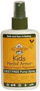 Kids Herbal Armor DEET-Free Pump Spray 4oz. Insect Repellent, Plant-Based and All-Natural Bug Repellent, Safe for Family and Pets, Mosquito and Bug Protection