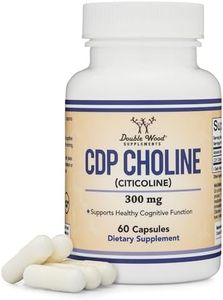 CDP Choline (Citicoline) Supplement, Pharmaceutical Grade, Third Party Tested (60 Capsules 300mg)