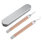 2pcs Led Weeding Tools for Vinyl, Lighted Vinyl Weeding Tool with Hook Craft Weeding Tools for Removing Iron on Vinyl Paper Scrapbooking Cutting Cameos DIY Craft