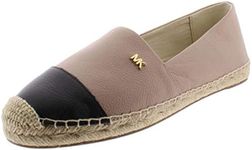 Michael Michael Kors Women's Kendrick Toe Cap Slip On Espadrilles Flats Beige 9