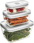 ZWILLING Fresh & Save 3-pc Glass Food Storage, Meal Prep Container, Assorted Sizes