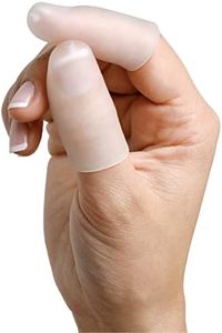 NatraCure Gel Toe Cap and Finger Protector - 6 PACK - (Size: Large/X-Large) - Helps Cushion and Reduce Pain from Corns, Blisters, Hammer Toes, and Ingrown Nails