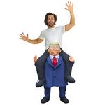 Morph MCPBPR President Trump Presidential Piggyback Fancy Dress Costume One Size, Solid, Multicolor