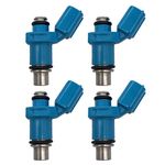 EPSIRMP 4pcs Set Fuel Injectors Compatible with Yamaha 40 50 60 HP 4 Stroke 50 60 HP 2 Stroke 6C5-13761-00-00