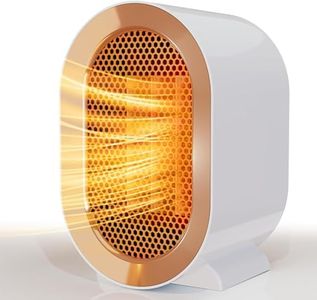 Heater Fan, 1200W Portable Electric Space Heater, Household Mini Heater for Indoors, Small Fan Heater Suitable for Bathroom, Basement, Bedroom, Living Room & Office