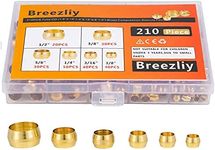 Breezliy 210PCS Tube OD（1/8" 3/16" 