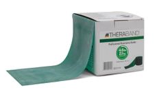 TheraBand Resistance Bands, 50 Yard Roll Professional Latex Elastic Band For Upper & Lower Body & Core Exercise, Physical Therapy, Pilates, At-Home Workout, & Rehab, Green, Heavy, Intermediate Level 1