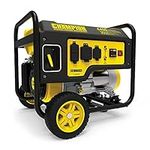 Champion Power Equipment 4450/3550-Watt RV Ready Portable Generator with Wheel Kit Yellow