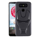 VIDO 3D Iron Man Avengers Back Case Cover | 360 Degree Protection | Shock Proof | Screen & Camera Protection | Soft Silicon Rubberised Back Cover for LG G6