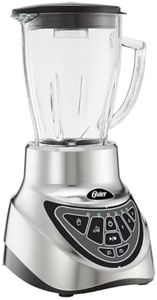 Oster Aliado Frullatore, 900 W, 3 Velocità + Funzioni programmate, Lama 6 Punte Acciaio Inox, Bicchiere in Vetro Borosilicato da 1.5 L con Dosatore, All Metal Drive, Motore reversibile