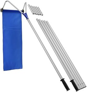 CHANGE MOORE Snow Roof Rake, 21 FT Adjustable Aluminum Roof Snow Removal Tool with Wheels & Oxford Slide, Extendable Anti-Slip Handle, Lightweight Shovel Scratch Free for Wet Leaves Debris Vehicle