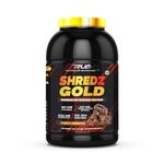 Ripped Up Nutrition Shredz Gold- Fat Burning Protein Powder (Choco Brownie, 2 KG (63 Servings))