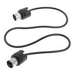 Instrument Cable 5 Pin Midi Cable MIDI Male To Male Connection Cable Professional Keyboard MIDI Adapter Cord Midi Cable Right Angle Midi Cable 6ft