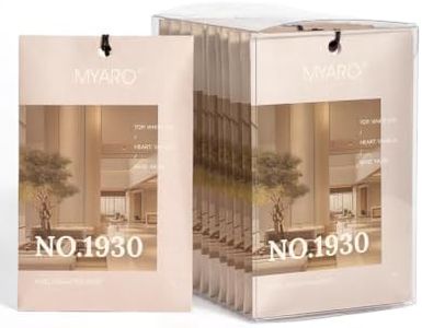 MYARO White Tea Hotel Scented Sachets Gift Set, Closet Freshener 12 Packs