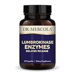 Dr. Mercola Lumbrokinase Enzymes Dietary Supplement, 30 Servings (30 Capsules), Supports Cognitive and Cardiovascular Health, Non GMO, Soy Free, Gluten Free