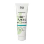 Urtekram Flouride Free Mint with Green Tea Toothpaste - Vegan - Organic - Natural Ingredients - Urtekram Dental, 75ml (Pack of 1)