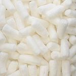 1 Cu Ft White Bio Tube Recycled Anti Static Packing Peanuts Popcorn Tube Shape Loose Fill | Magicwater Supply