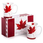 McIntosh Memories Of Canada Fine Bone China (11 oz) Set of 2 Mug Set in Matching Gift Box