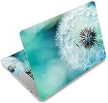 Personalized 12.1 13 13.3 14.5 15 15.4 15.6 Inch Laptop Computer Skin Sticker - Universal Soft Vinyl Netbook Protector Notebook Sticker Cover - Reusable Art Decal Cover (Dandelion)