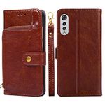 shengyue for LG Velvet 5G Clamshell Wallet Mobile Phone case, LG Velvet 4G case, Card Wallet (Brown)