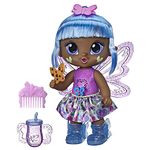 Baby Alive Glo Pixies Doll, Gigi Glimmer, Interactive 10.5-inch Pixie Doll Toy for Kids 3 and Up, 20 Sounds, Glows with Pretend Feeding