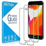 MAYtobe 2 Pack Screen Protector For iPhone SE 2020, iPhone 8, iPhone 7, iPhone 6 / 6s Tempered Glass, Case Friendly, Anti-Scratch, 9H Hardness, Bubble Free, Easy to Install