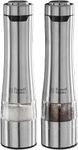 Russell Hobbs 23460-56 Battery Powered Salt and Pepper Grinders, Stainless Steel Silver