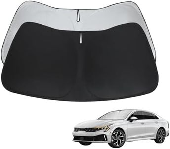 Windshield Sun Shade for Kia K5 2021-2025, Custom Fit Front Window Sunshade GT/GT-Line/Sedan Sun Protector & Heat Blocker Car Accessories, Sun Visor Keep Car Cool