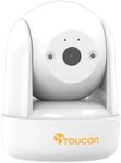 TOUCAN SEEK Pan/Tilt Smart Home Security Camera, Baby Monitor, Pet Camera, 1080p Indoor CCTV with Night Vision & Motion Detection, Works with Alexa & Google, No Subscription Required