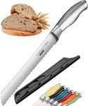 Orblue Serrated Bread Knife with Up