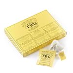 TWG Tea | Tea Taster Selection | 6 Varieties | Exclusive Tea Blends | 30 Hand Sewn Cotton Tea Bags | Gift Set