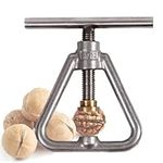 Nut Cracker Stainless Steel Pecan Cracker Walnut Cracker Heavy Duty Nutcracker Tool for All Nuts,Black Walnut,Macadamia Nuts,Hazelnut