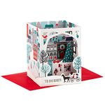 Hallmark Paper Wonder Boxed Pop Up Christmas Cards, Winter City (8 Cards and Envelopes)