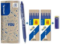 PILOT FriXion Clicker, Erasable Rollerball Pen inkl. 12 Minen blue