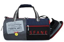 Sfane 9.84 inches Duffle Gym Bag, Shoulder Bag for Men & Women with Shoe Compartment (Grey) (1 Qty)