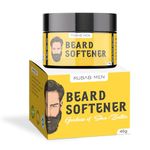 RUBAB MEN Beard Softener Cream for Men - 40g| Enriching Beard Balm Infused with Shea Butter, Avocado, Olive & Aloe Extract| No More Beard Itch!