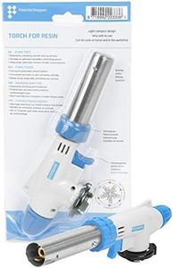Polyestershoppen Blowtorch, Butane Gas Burner, Professional Quality, Adjustable Flame, Multi-use, 360 Rotatable
