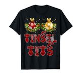 Couples Matching Tinsel Tits Jingle Balls His And Hers Xmas T-Shirt