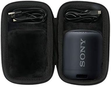co2crea - Custodia rigida da viaggio per altoparlante Bluetooth portatile Sony SRS-XB12, colore: Nero