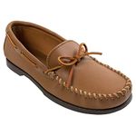 Minnetonka Men's Camp Moccasin, Maple Smooth, 14 M US