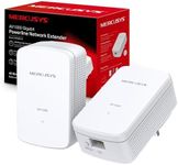 Mercusys MP500 KIT AV1000 Gigabit Powerline Adapter Kit, WiFi Extender Speed Up To 1000 Mbps, 300 meters Range, Eliminate WiFi Dead Zones, No Configuration required, Package may vary
