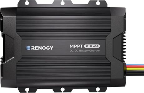 Renogy 40A DC-DC Battery Charger – Dual Input for RV, Car, Marine