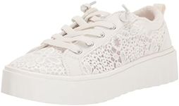 Roxy Women's Sheilahh Slip on Platform Sneaker Shoe, Ash/White, 9