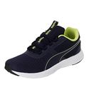 Puma Unisex-Adult Dual Flex Peacoat-Light Lime Sneaker - 11UK (38884302)