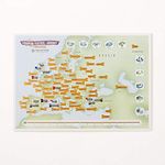 Scratch Off European Football Gift Grounds Map Poster - 59.4cm (w) x 42cm (h)