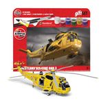 Airfix Hanging Model Aircraft Kits - Westland Sea King HAR.3 Model Building Set, 1:72 Scale Model Helicopter Kit for Adults & Kids 8+ - Aircraft Models Military Gifts for Men to Build, Skill Lvl. 3