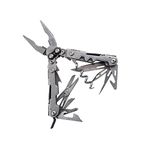 SOG ABC191 Utility SwitchPlier Lightweight Knife, Mini Pliers Multitool, w/ 12 Multi Purpose Tools (SWP1001-CP), One Size 4 Count