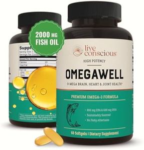 Live Conscious OmegaWell Omega 3 Fish Oil 2000mg